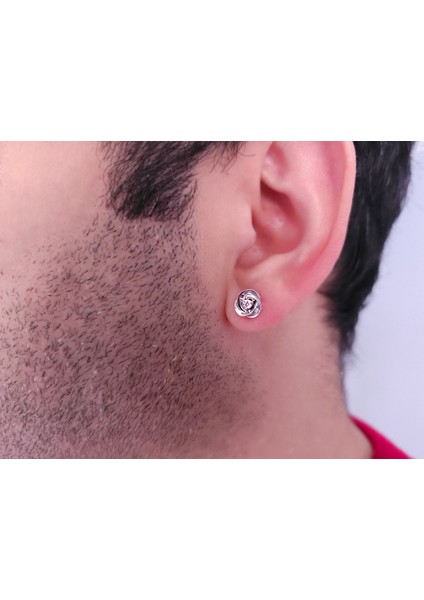 Güç Döngüsü Pırlanta Tektaş Erkek Küpesi 0423E0069 fırsatları