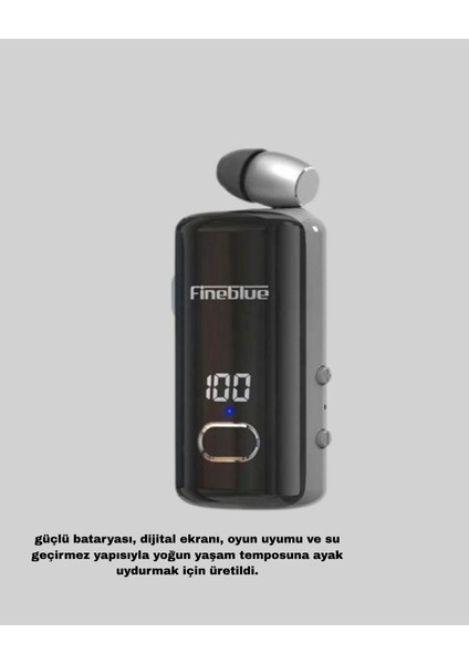 Buğz Kablosuz Bluetooth 5.3 Kulaklık Dijital Ekranlı ve Su Geçirmez indirimleri