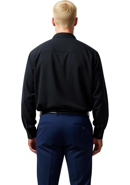 Erkek Apaş Yaka Düz Desenli Gömlek Fonksiyonel Dayanıklı Kaliteli Konforlu Estetik Premium fiyatları