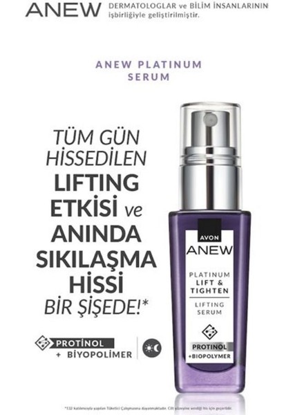 Anew Platinum Gündüz Kremi SPF20 + Gece Kremi + Lifting Serum 3lü Set