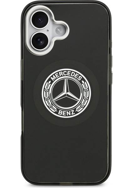 iPhone 17 Uyumlu Kılıf Mercedes Benz Lisanslı M-Safeli Çift Katmanlı Pc Nostaljik Yıldız Kapak Siyah modelleri