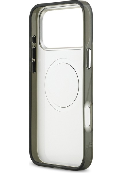 iPhone 17 Pro Max Kılıf Mercedes Benz Lisanslı M-Safeli Çift Katmanlı Pc Nostaljik Yıldız Kapak Gri