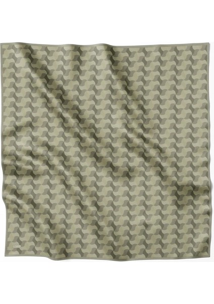 Geometrik Desen Ipek Twill Eşarp 4211D01 53 fırsatları