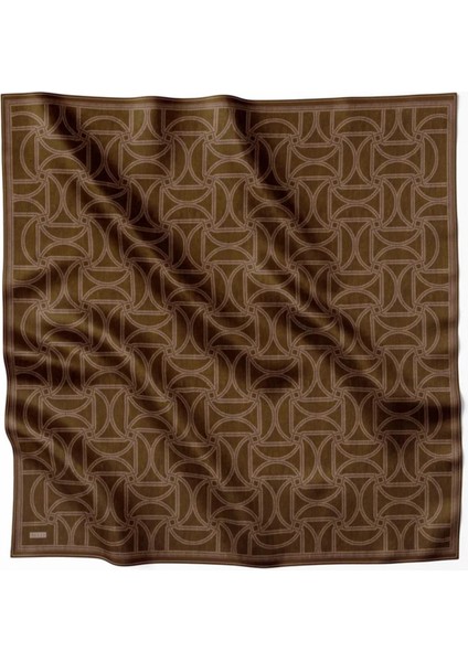 Geometrik Desen Ipek Twill Eşarp 4221D01 84 fırsatları