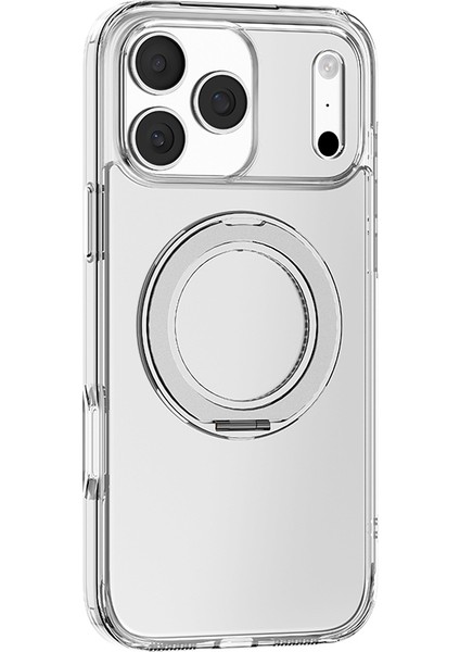 iPhone 17 Pro Uyumlu Kılıf M-Safeli Standlı Airbag Tasarımlı Mutural Fresh Serisi Kapak Şeffaf fiyatları