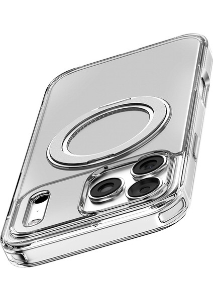 iPhone 17 Pro Uyumlu Kılıf M-Safeli Standlı Airbag Tasarımlı Mutural Fresh Serisi Kapak Şeffaf fırsatları