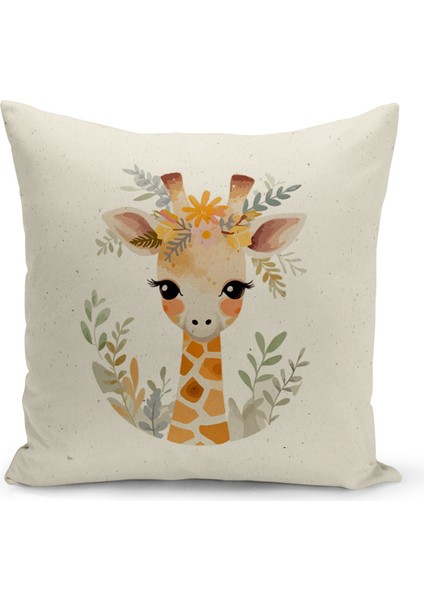 4'lü Kırlent Kılıf Seti Çocuk Bebek Odası Dijital Baskılı modelleri