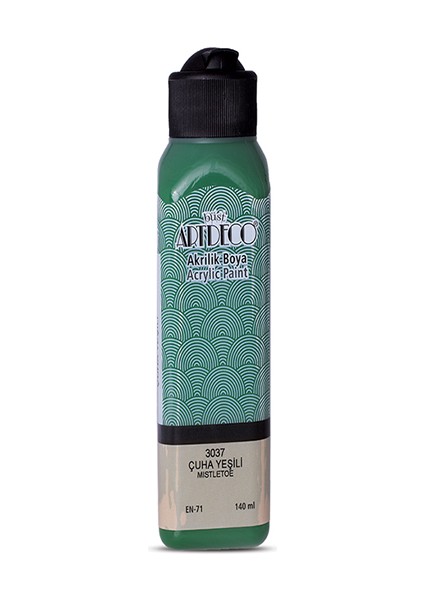 Artdeco Akrilik Boya 140 ml Çuha Yeşili 070R-3037