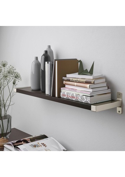 Bergshult/granhult Duvar Rafı Venge Gri 80 x 20 cm fiyatları