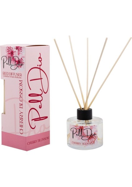 Kiraz Çiçeği Bambu Çubuklu Ortam Ev Oda Salon Koku Kokusu ve Oda Parfümü 120 ml fırsatları