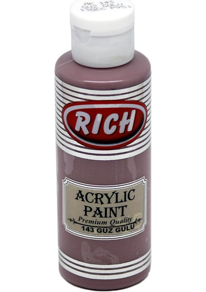 Rich Akrilik Boya Master 120 cc Güz Gülü 143
