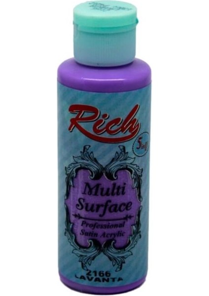 Rich Akrilik Boya Multi Surface 120 cc Lavanta 2166