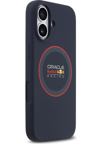 iPhone 17 Uyumlu Kılıf Redbull Lisanslı M-Safeli Kırmızı Halka ve Logo Silikon Kapak Lacivert fırsatları