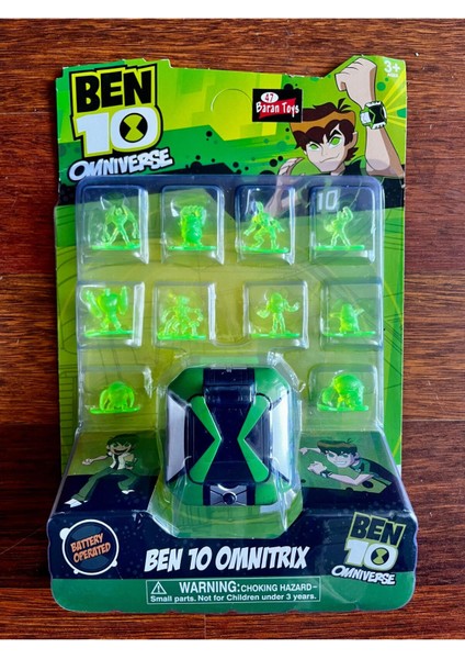 Benten 10 Omnitrix 10 Figürlü Işıklı Sesli Saat Ben 10 fiyatları