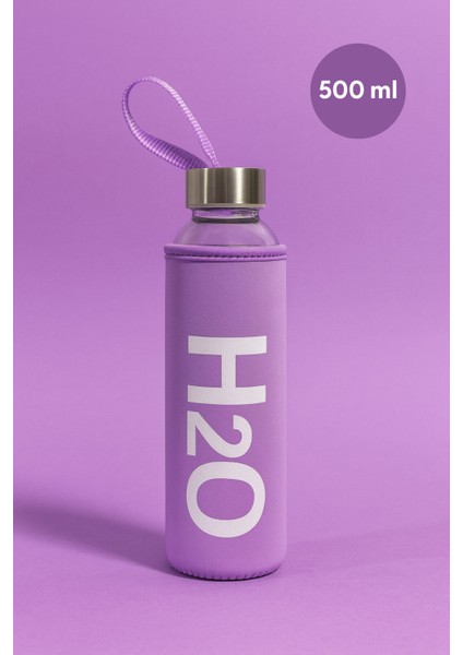 Kılıflı Cam Matara 500 ml