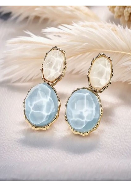 Modern Tasarım Daire Küpeler-Kc Altın Kaplama fiyatları