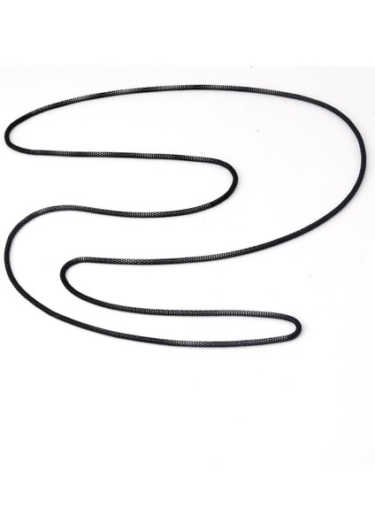 Bijuteri Zincir Kolye Siyah