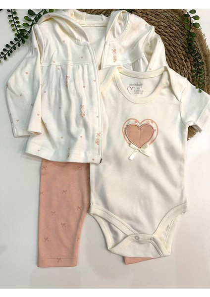 Ballerina Tale Kapşonlu 3'lü Takım