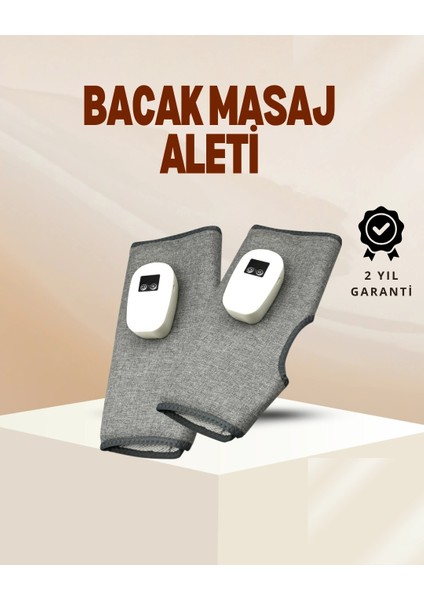 Buğz Kablosuz Isıtmalı Baldır Masaj Aleti – 3 Hava Basınçlı, Titreşimli ve Sıcak Kompres Fonksiyonlu