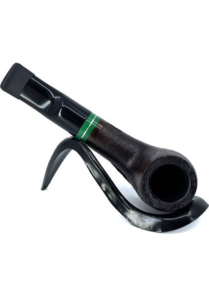 Işlemeli El Yapımı Gül Kökü (Briar) Mini Pipo 9mm Filtreli - Model No: 12 modelleri