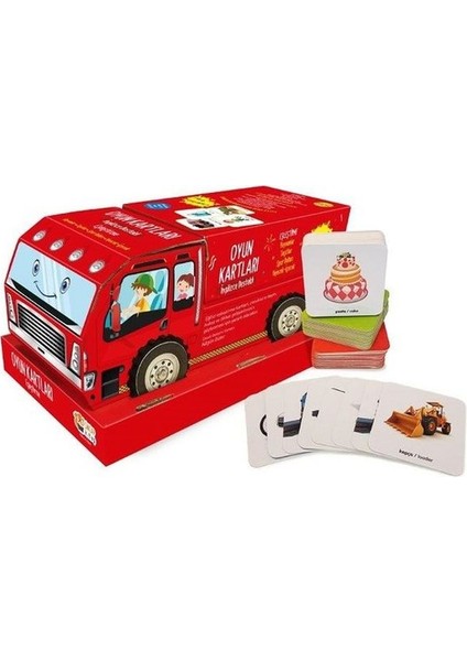 Ingilizce Destekli Oyun Kartları - Eşleştirme Kamyon