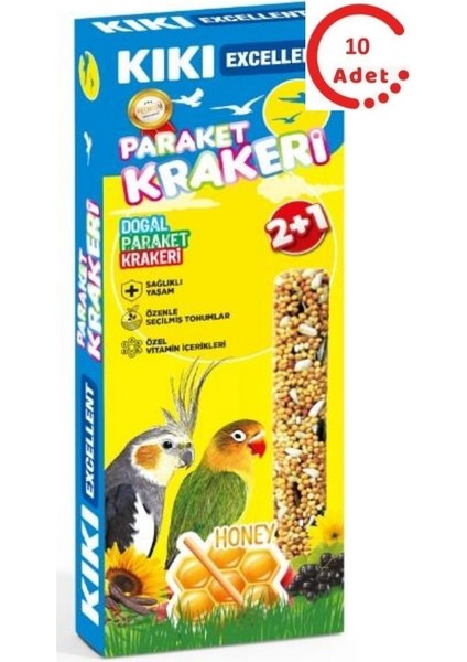 Excellent Ballı Kraker 3 Adet ( Paraket ) x 10 Adet
