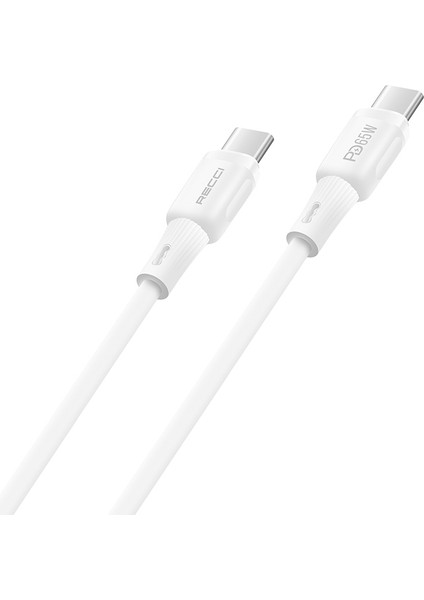RS52CC Type-C To Type-C Pd Hızlı Şarj Özellikli Data ve Şarj Kablosu 65W 1m Beyaz fiyatları