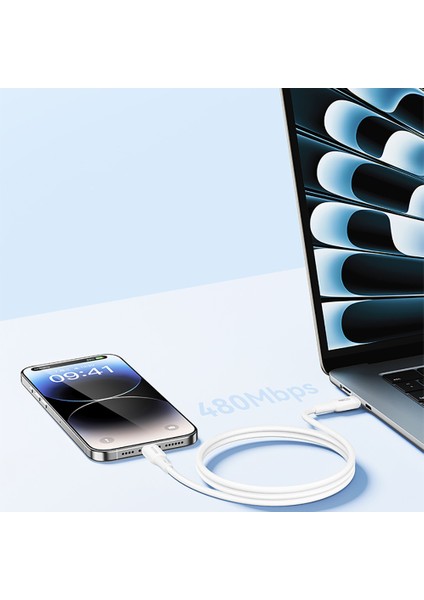 RS52CC Type-C To Type-C Pd Hızlı Şarj Özellikli Data ve Şarj Kablosu 65W 1m Beyaz fırsatları