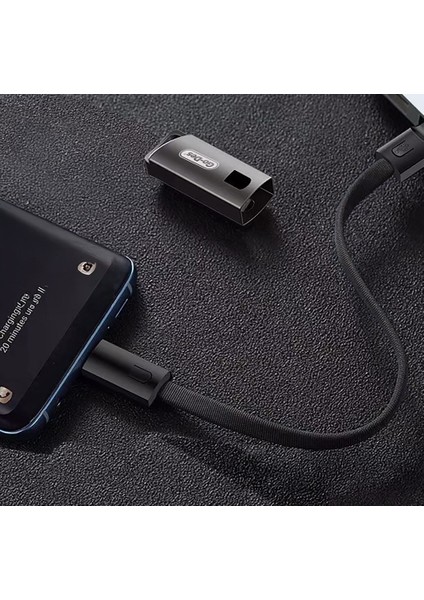 GD-UC683 Type-C To Type-C Hızlı Şarj Özellikli Anahtarlık Data ve Şarj Kablosu 60W Siyah fiyatları
