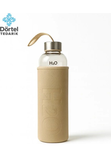 H2O Deri Kılıflı Cam Matara 1000 ml fiyatları