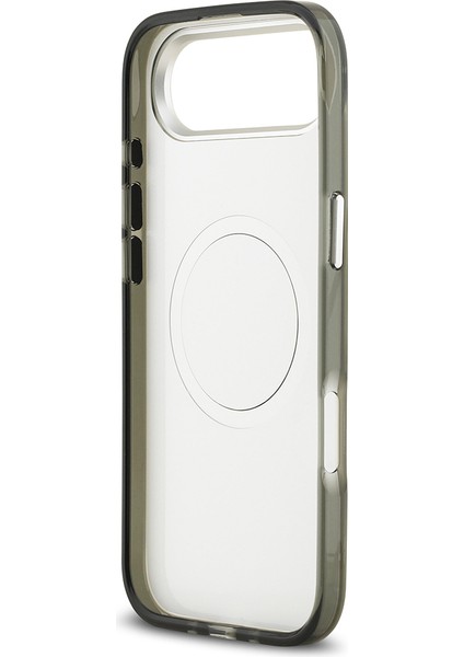 iPhone 17 Air Kılıf Mercedes Benz Lisanslı M-Safeli Çift Katmanlı Pc Nostaljik Yıldız Kapak Gri