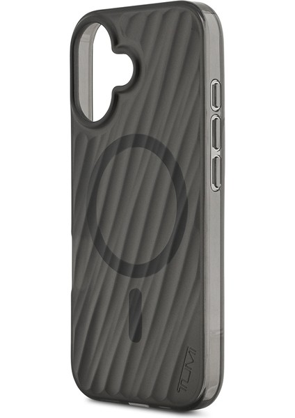 iPhone 17 Uyumlu Kılıf Tumı Orjinal Lisanslı M-Safe Şarj Özellikli Transparan Kapak Siyah