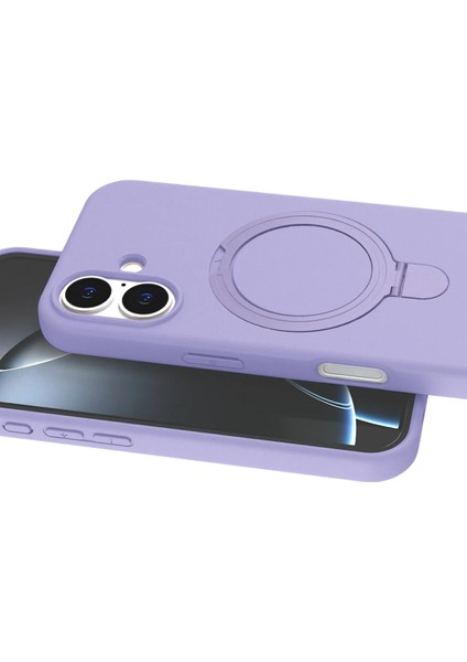Nrzsnt Newface Apple Iphone 17 Regal Magsafe Standlı Kapak - Lila fiyatları