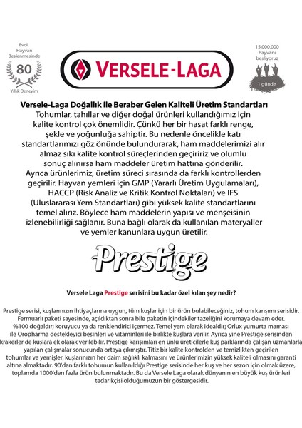 Prestıge Parrot Jako Kakadu Amazon Papağanı Yemi 1kg fırsatları