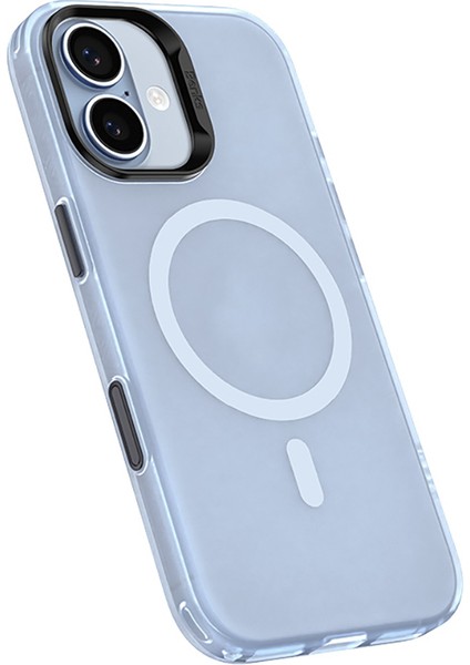 iPhone 17 Uyumlu Kılıf M-Safe Şarj Özellikli Benks Lucid Armor Magnetik Kapak Açık Mavi fiyatları