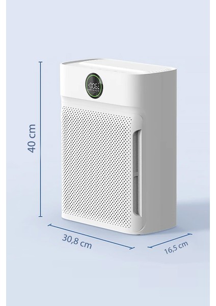 Akıllı Hava Temizleme Cihazı Hepa Karbon Hava Filtresi Duman-Hayvan-Polen-Toz Kötü Koku Giderici