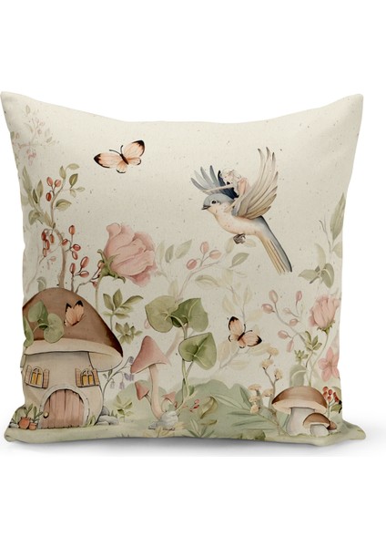 Çocuk Bebek Odası Dijital Baskılı Kırlent Kılıfı