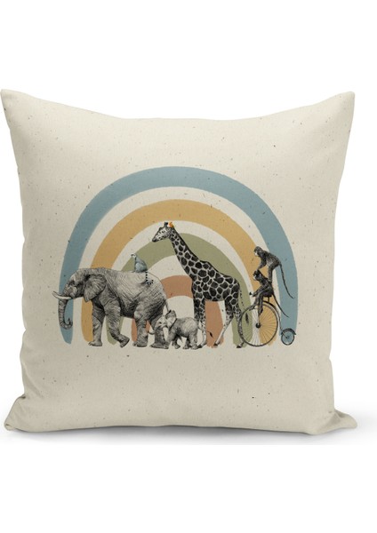 Çocuk Bebek Odası Dijital Baskılı Kırlent Kılıfı