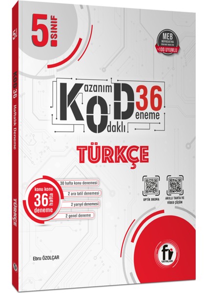 5.sınıf KOD36 Deneme Türkçe (Güncel Müfredat) modelleri