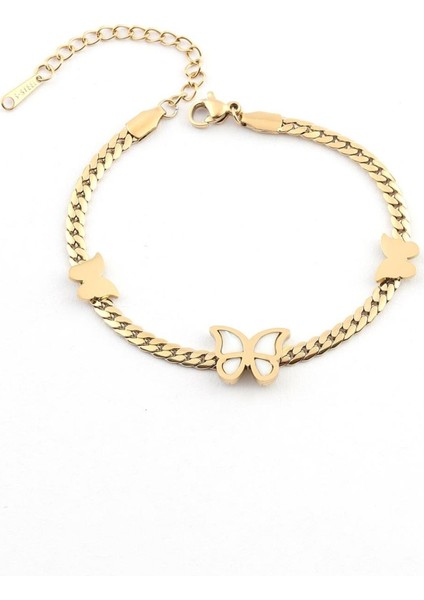 Çelik Bileklik Gold