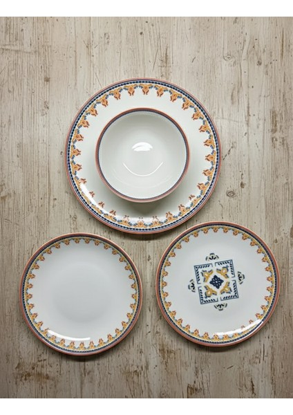 24 Parça 6 Kişilik Porselen Yemek Takımı