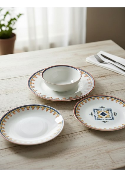 24 Parça 6 Kişilik Porselen Yemek Takımı fiyatları