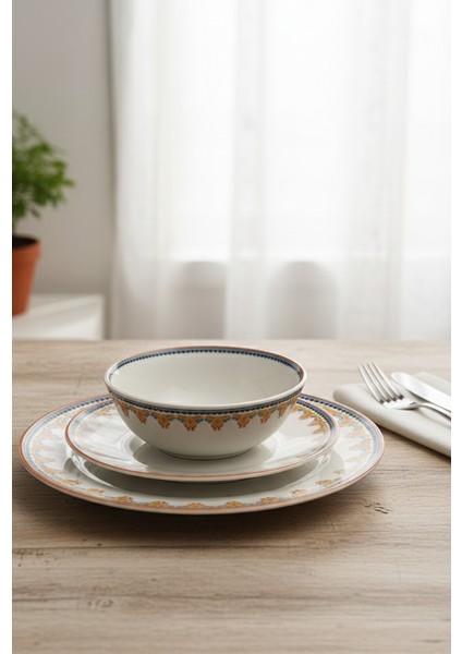 24 Parça 6 Kişilik Porselen Yemek Takımı modelleri