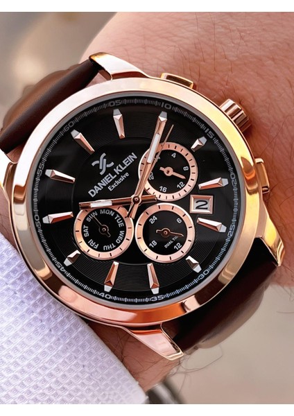 Deri Kordon Iç Kadran Fonksiyonları Aktif 3 Atm Suya Dayanıklı Erkek Kol Saati E140032-5 fiyatları