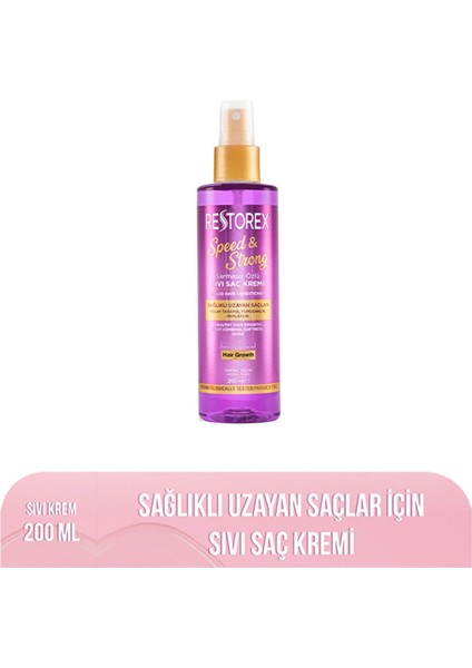 Restorex Sağlıklı Uzama Etkili Sıvı Saç Bakım Kremi 200 ml