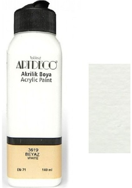 Artdeco Akrilik Boya 140 ml Beyaz 070R-3619 fiyatları