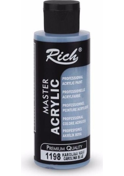 Rich Akrilik Boya Master 120 cc Karolina Mavi 120-1198