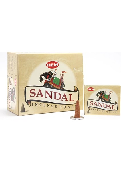 Sandal Aromalı Konik Tütsü