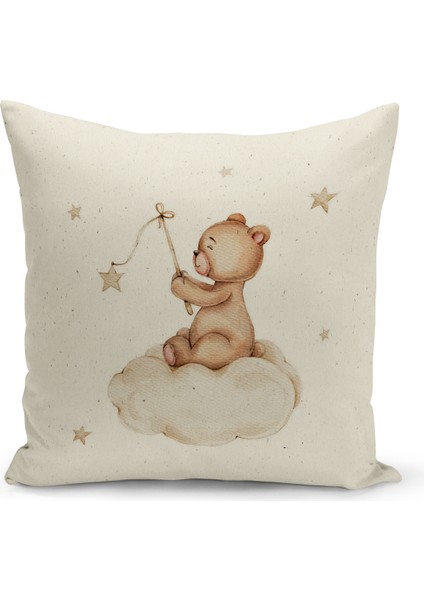 4'lü Kırlent Kılıf Seti Çocuk Bebek Odası Dijital Baskılı modelleri