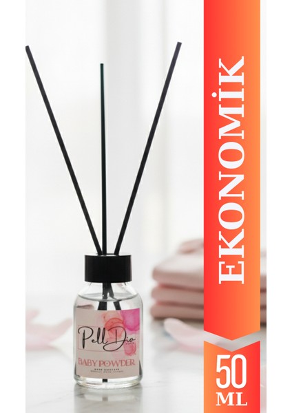 Bebek Pudrası Eko Çubuklu Oda Kokusu - Kokulu Çubuk 50ML